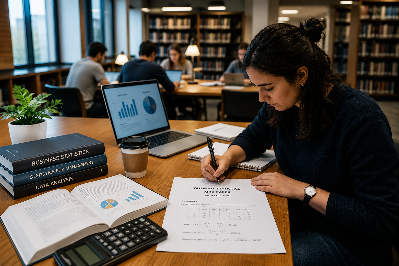 Business Statistics MBA Paper with Solution