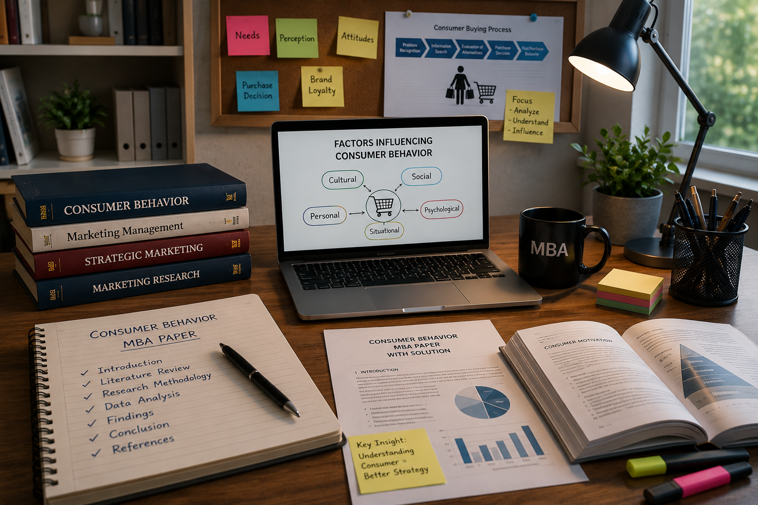 Consumer Behavior MBA Paper with Solution
