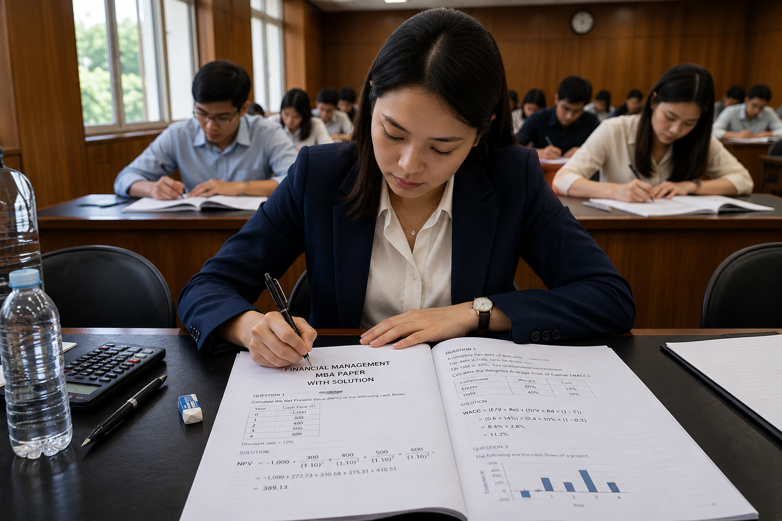 Financial Management MBA Paper with Solution