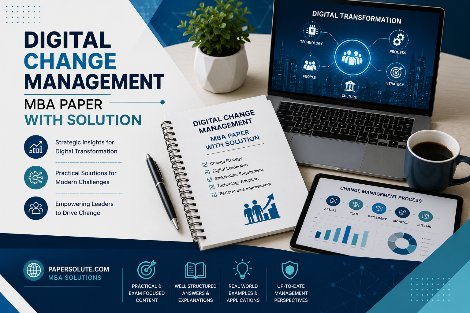 Digital Change Management MBA Paper with Solution