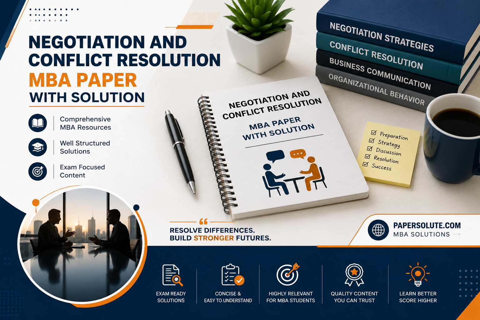 Negotiation and Conflict Resolution MBA Paper with Solution